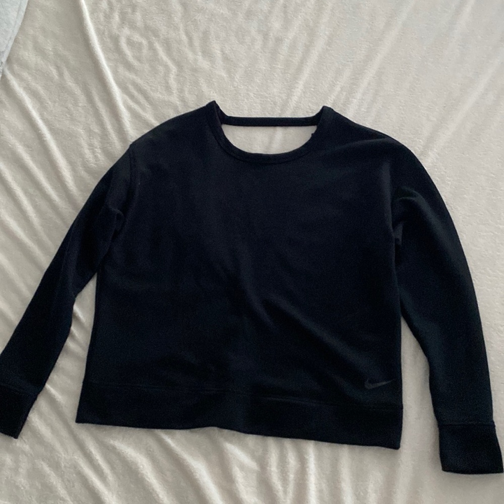 Black Nike Pullover with Open Back